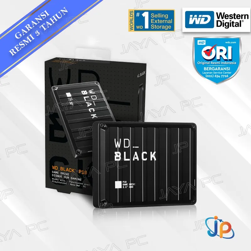 WD Black P10 2TB Game Drive - HDD / Hardisk / Harddisk External 2.5"