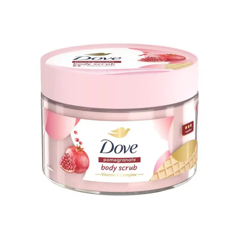 DOVE body scrub ice cream pomegranate 280gr