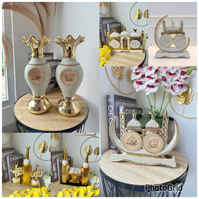 PAJANGAN KRAMIK LAFADZ / PIGURA HIASAN RUMAH HIASAN MEJA