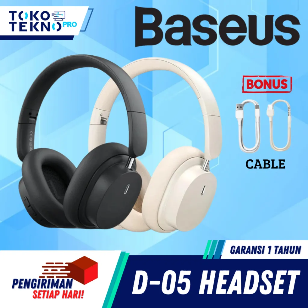 Baseus Bowie D05 / D-05 Wired Wireless Headphone Foldable Headphone Bluetooth Mic