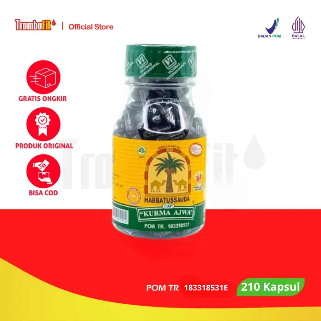 Habbatussauda Kurma Ajwa Kapsul – Suplemen Daya Tahan Tubuh Herbal –  Kapsul