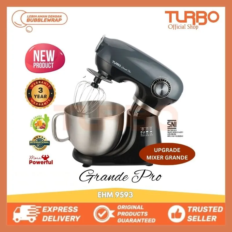 [NEW] Turbo Stand Mixer Grande Pro EHM9593 Versi Upgrade Terbaru Original