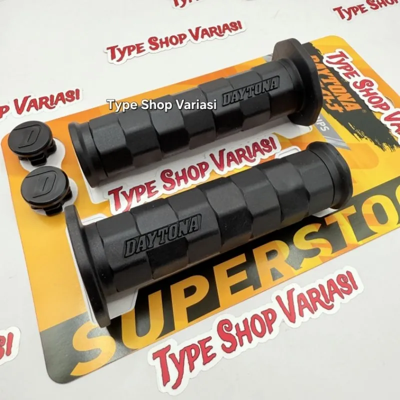 Handgrip Daytona Octagon Superstock Grips SS3 Original Universal / Hand grip Handfat Cover Stang Karet Empuk Vario Beat Scoopy PCX Nmax Aerox Mio