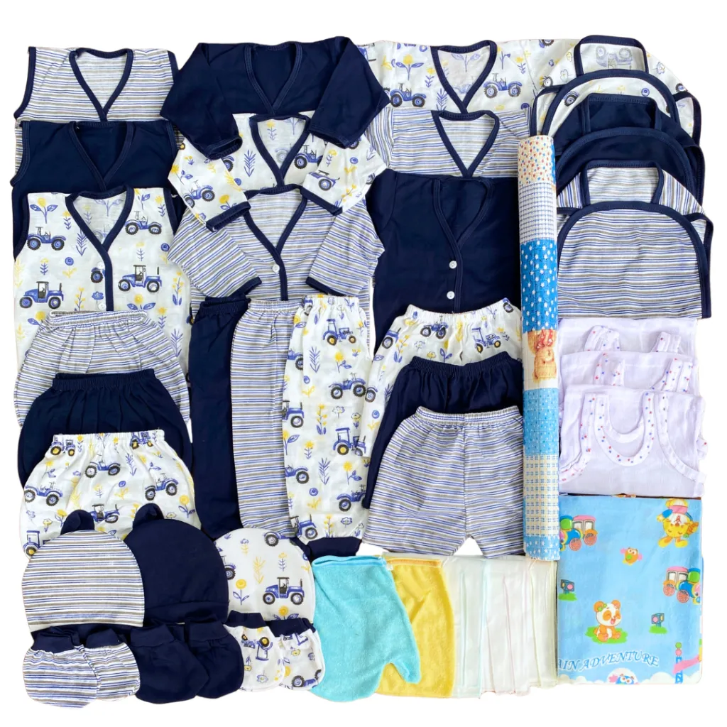 40 Pcs Paket Perlengkapan Lahiran Baju Bayi Baru Lahir Lengkap Hemat Ekonomis Lahiran Set Baju Bayi Baru Lahir Lengkap Perlak Bedong