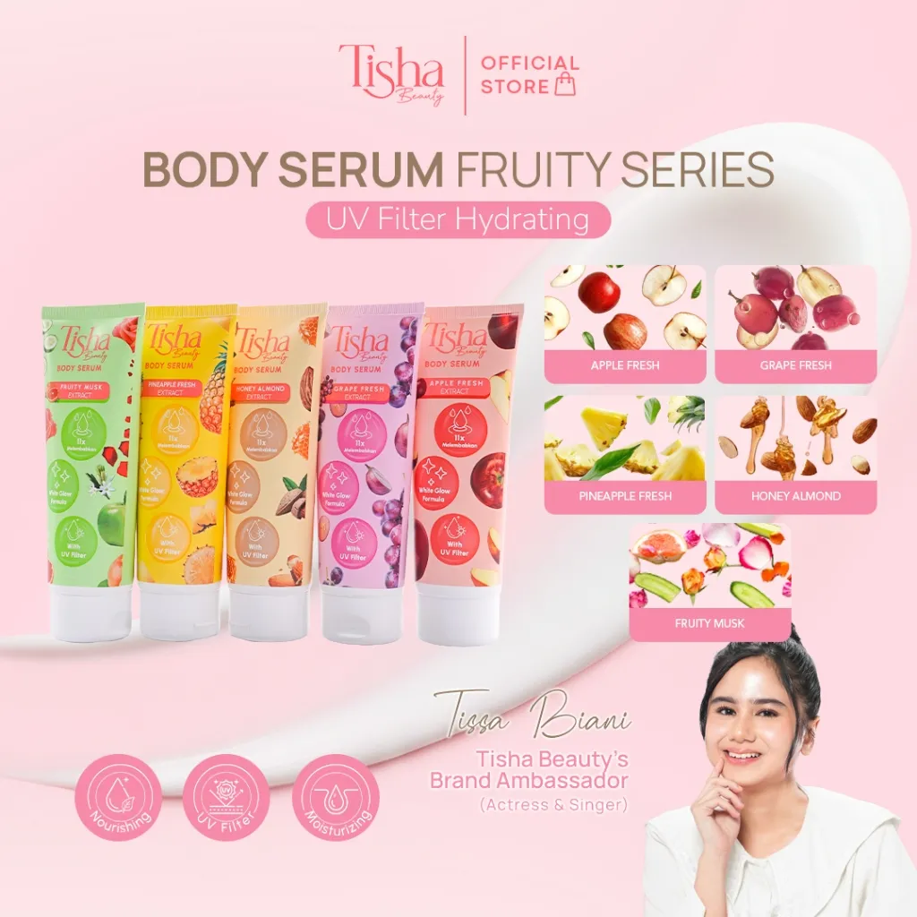 Tisha Beauty Body Serum Fruity – UV Filter Hydrating 150ml