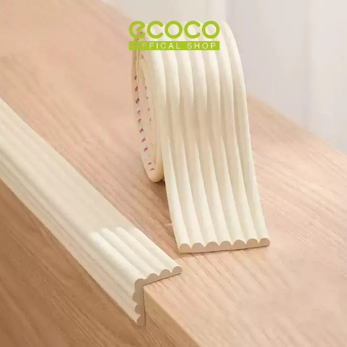 ECOCO Safety Anti-Collision Strip - Strip anti-tabrakan untuk anak-anak pembungkus sudut meja yang ramah lingkungan dan tidak beracun strip pelindung anti-tabrakan bayi sudut anti-tabrakan tas lembut bayi