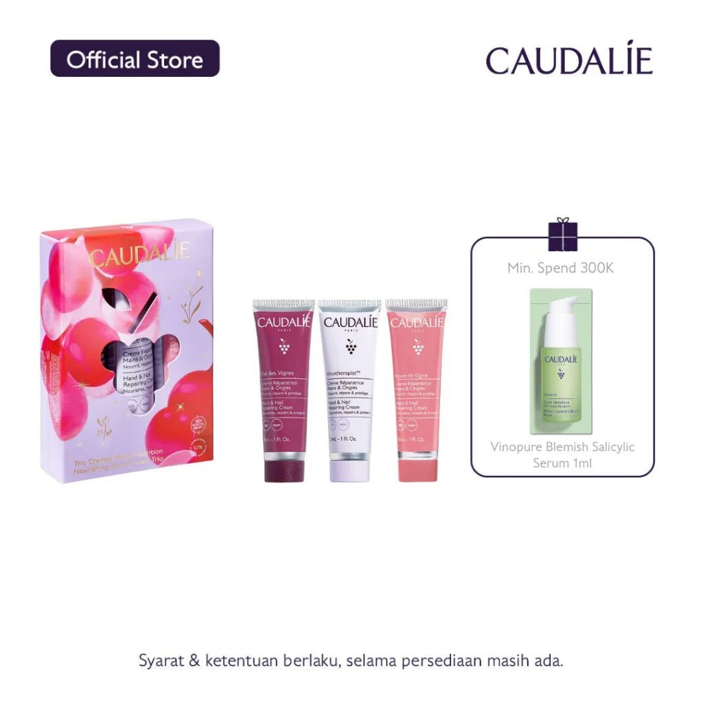 Caudalie Nourishing Hand Cream Trio (Holiday Limited Edition 2025)