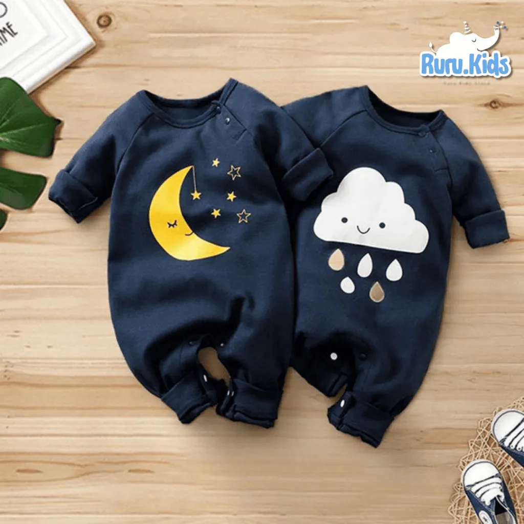 1.1 Baju Anak Perempuan Laki Laki / Jumper Bayi Panjang [MOTIF 1]