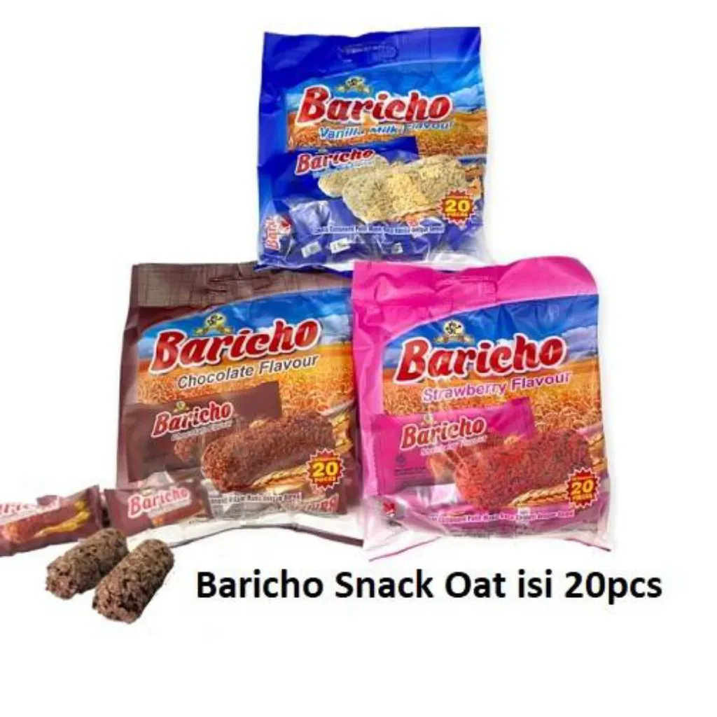 PAKET 3PCS Baricho oat Crispy - Jajan lebaran - Snack lebaran - crispy oat