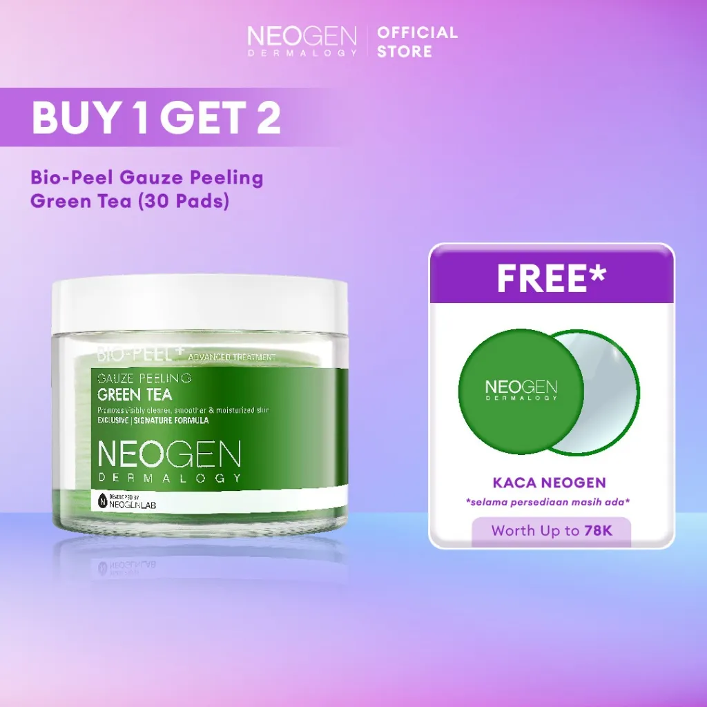 NEOGEN DERMALOGY Bio Peel Exfoliating Pad Green Tea Full Jar (30 Pads)