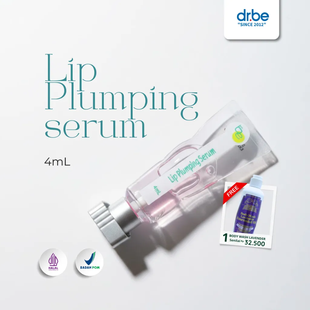 dr be - Lipserum Melembabkan Mencerahkan Warna Bibir Merah Merona