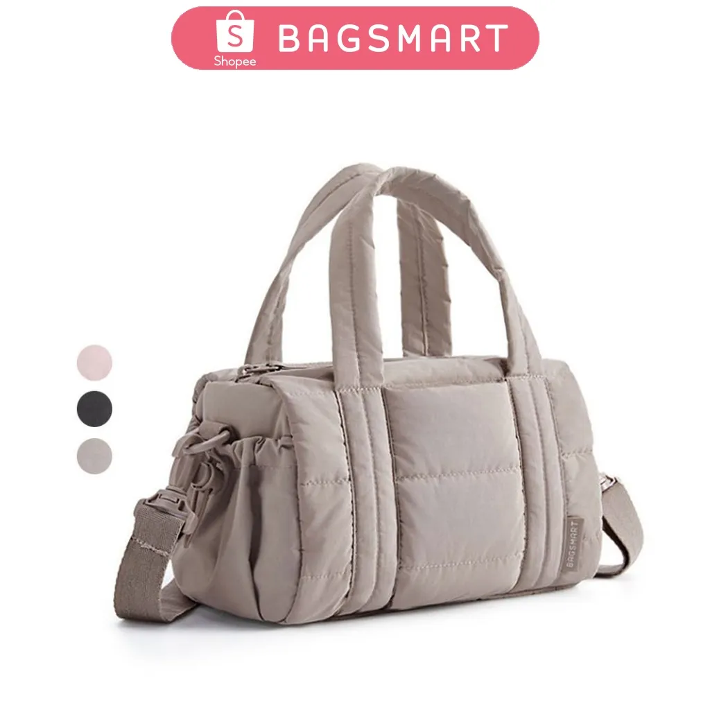 BAGSMART Tas Selempang Wanita Tas Duffel Mini Tas Olahraga Tangan Ringan for Travel Sports