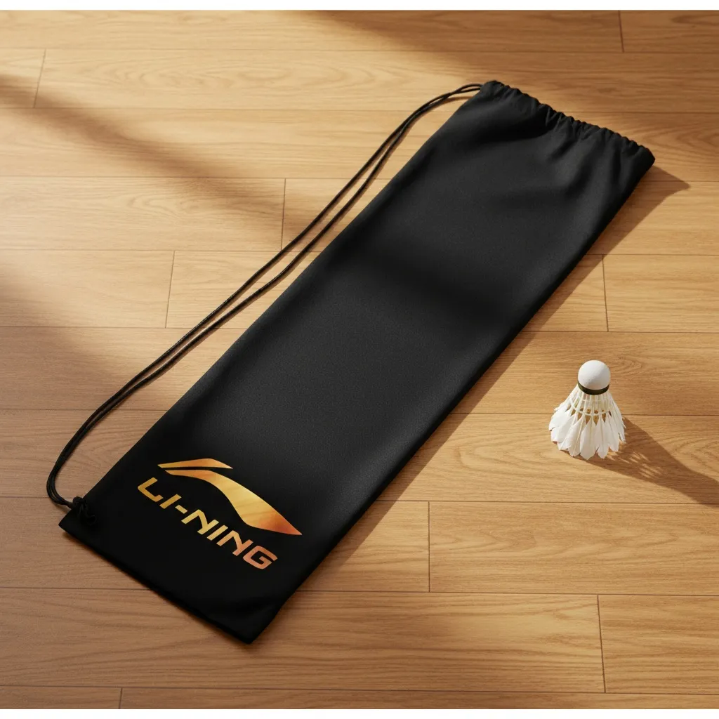 TAS RAKET SARUNG KAIN BADMINTON SERUT LINING TEBAL