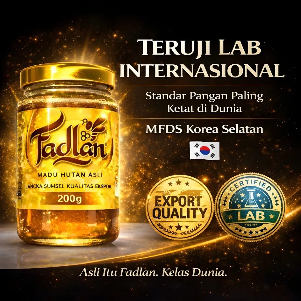 Madu Hutan Kelas Dunia Teruji Lab Internasional MFDS KORSEL Kualitas Ekspor Pasti Asli Murni