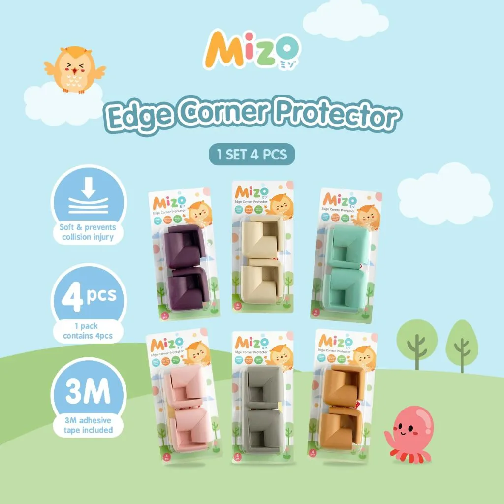 MIZO Pelindung Sudut Meja 4 Pcs