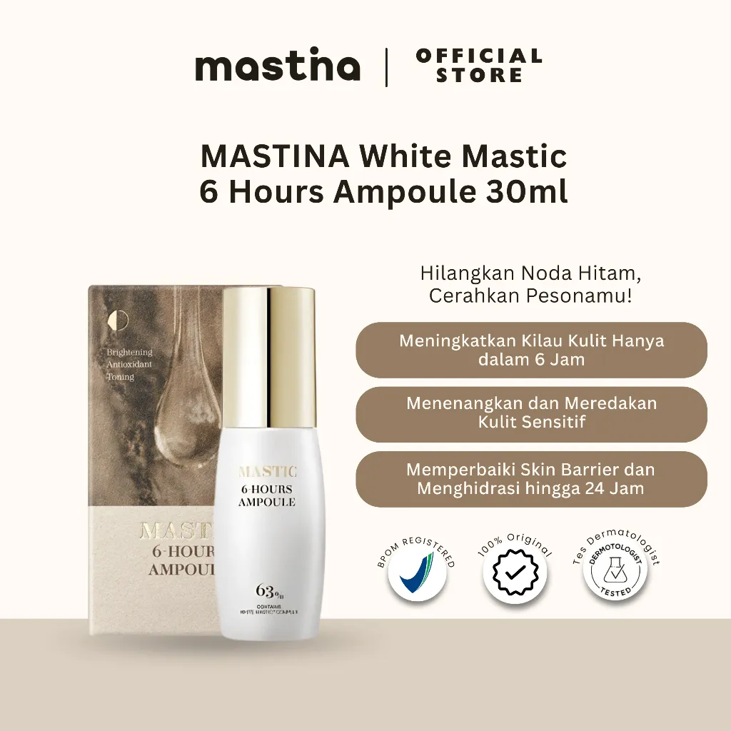 MASTINA White Mastic 6-Hours Ampoule 30ml