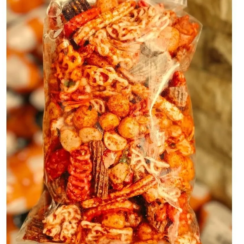 kerupuk seblak mix campu sagala aya pedas daun jeruk