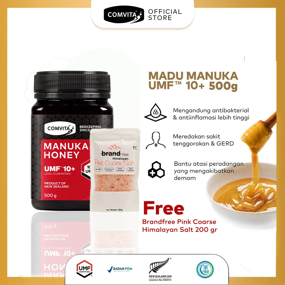 Comvita Manuka Honey UMF 10+ 500g Madu Asli 100% Murni Alami Original New Zealand 500 g