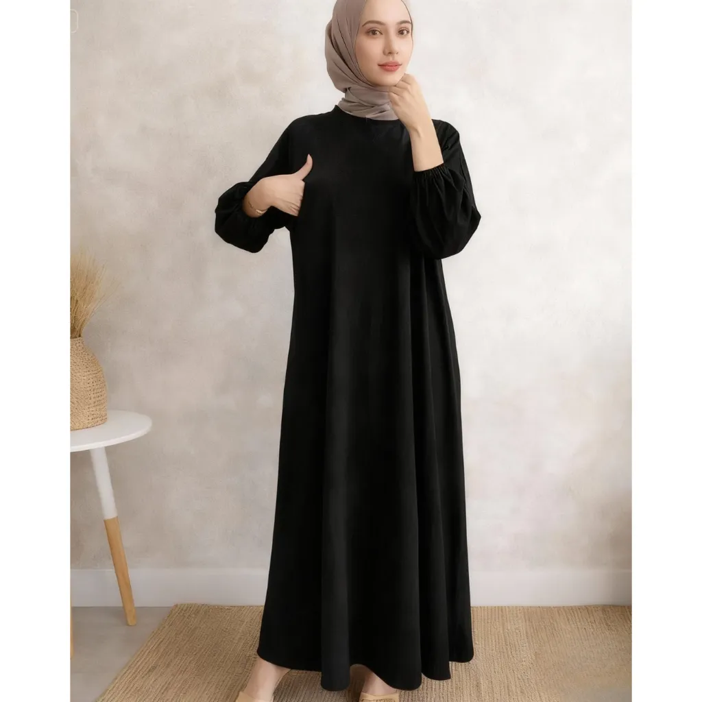 Bianca Dres Kaos Combed Polos Busui Wanita | Adem Nyaman Ibu Menyusui