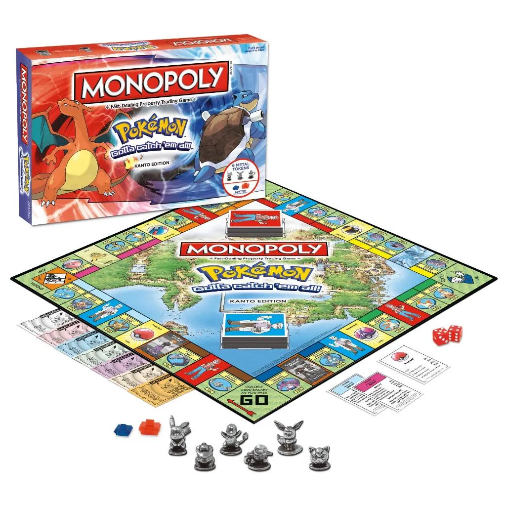 Monopoly Pokemon Board Game Family Game