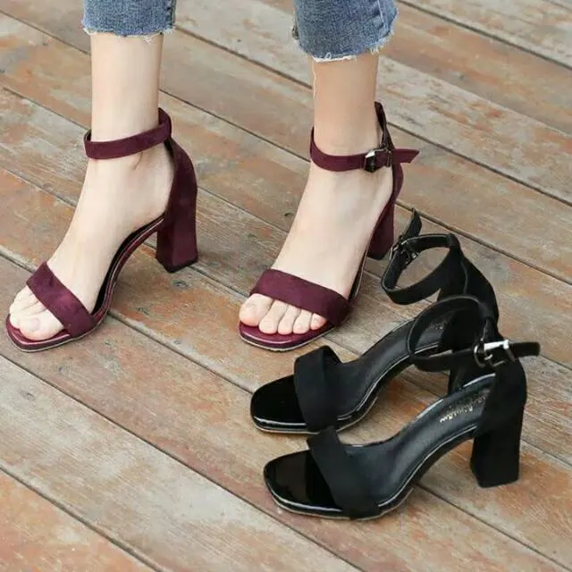 BAYAR DI TEMPAT PROMO SEPATU SANDAL HIGH HEELS PUMP WANITA MURAH
