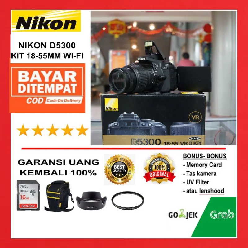 NIKON D5300 KIT 18-55MM VR II BISA WIFI