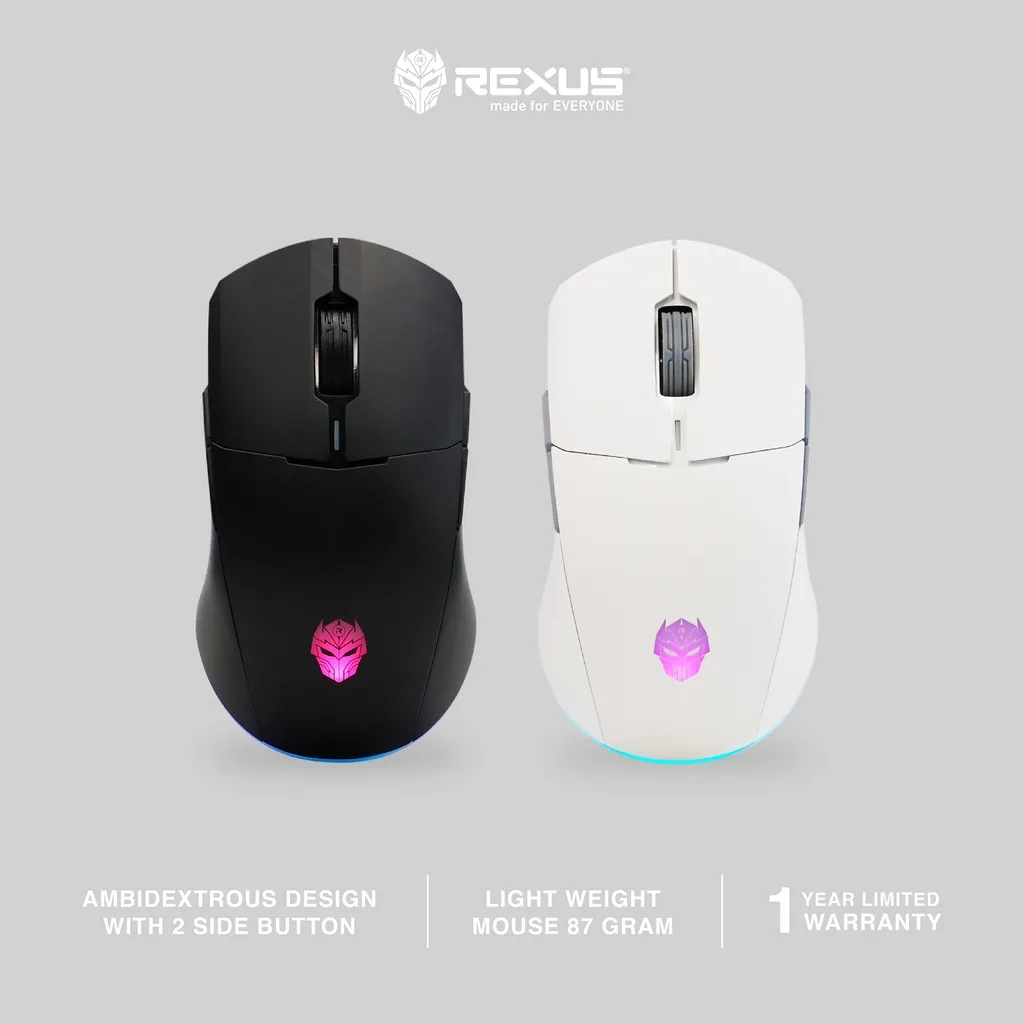 Rexus Mouse Wireless Gaming Arka II 107 Dual Connection