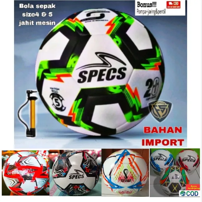 Bola Sepak / Kaki Size 5 4 Murah Empuk Liga 1 BRI Jahit Mesin Illuzion ii mada Light speed Hyperspeed Conext 21 Dewasa