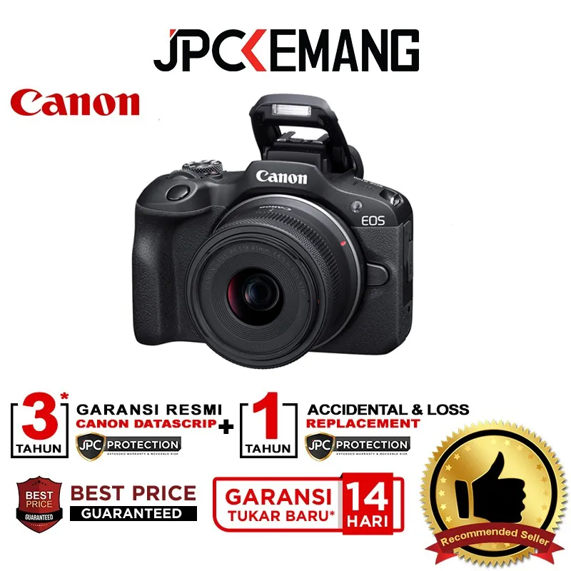 Canon EOS R100 Kit 18-45mm IS STM Canon R 100 18-45 mm IS STM Garansi Resmi