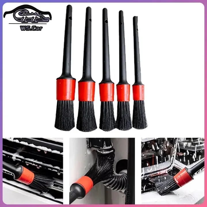 【5PCS】Sikat Cuci Mobil/Kuas Detailing Mobil Perawatan Interior Celah Sikat Pembersih