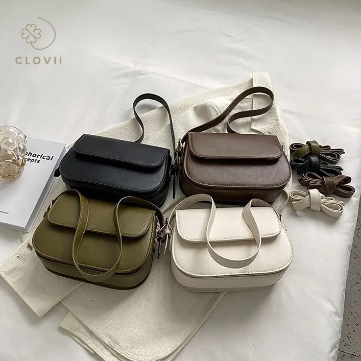 CLOVII - Tas Wanita Handbag Sling Bag Selempang Shoulder Bag Bahu Fashion Import - UNO