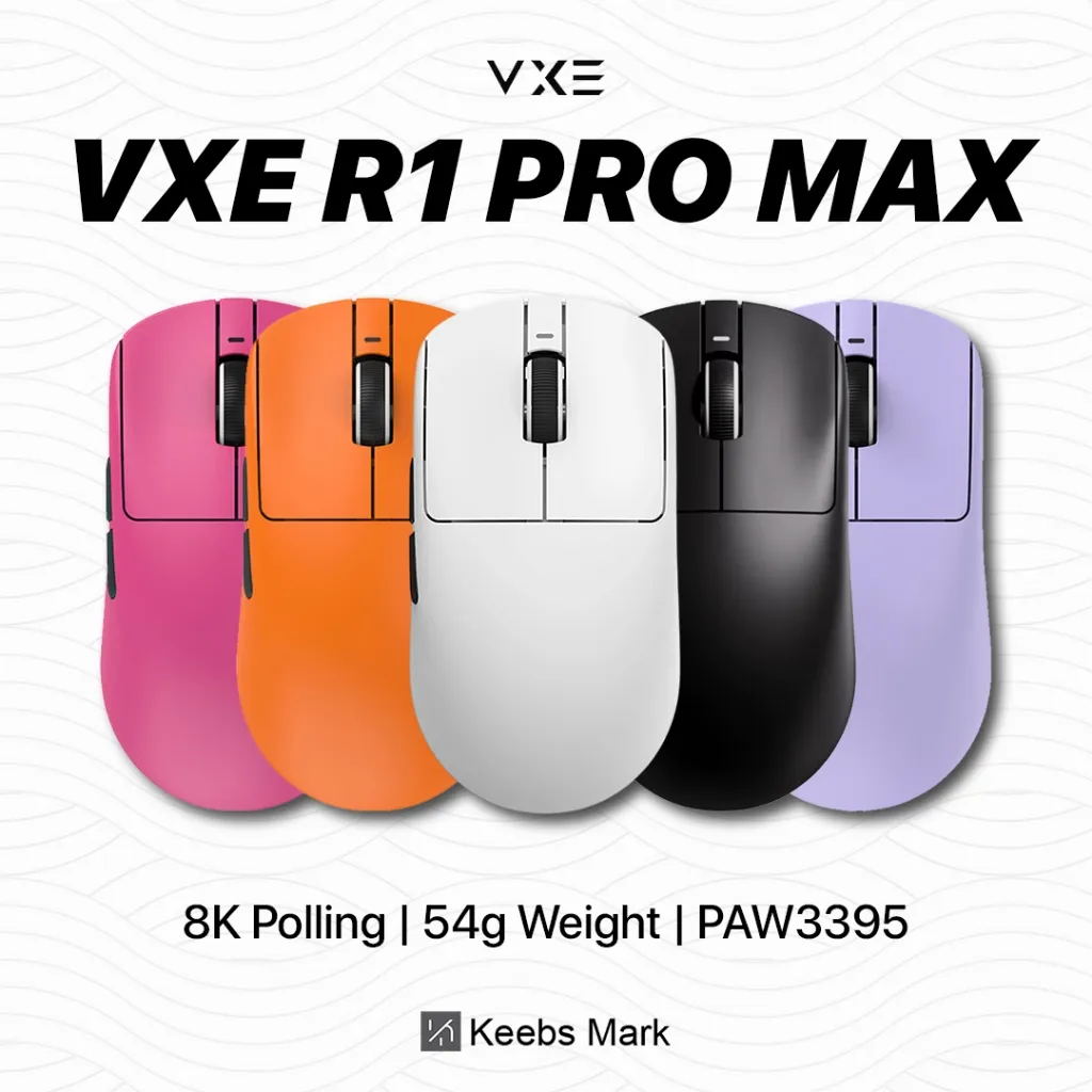 VXE R1 SE+ Pro Max Dragonfly Mouse 4K Wireless ATK VGN Light Weight Gaming Mouse