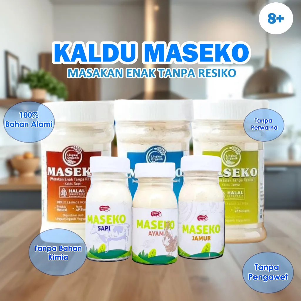 MASEKO KALDU ORGANIK | KALDU MPASI NON MSG | KALDU AMAN UNTUK BAYI