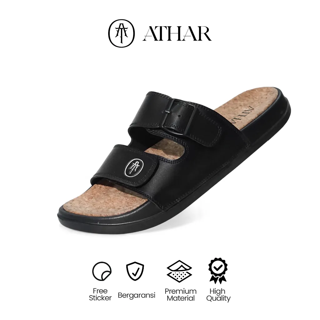Athar - Sandal Pria Slop Slipper - Hade Cork