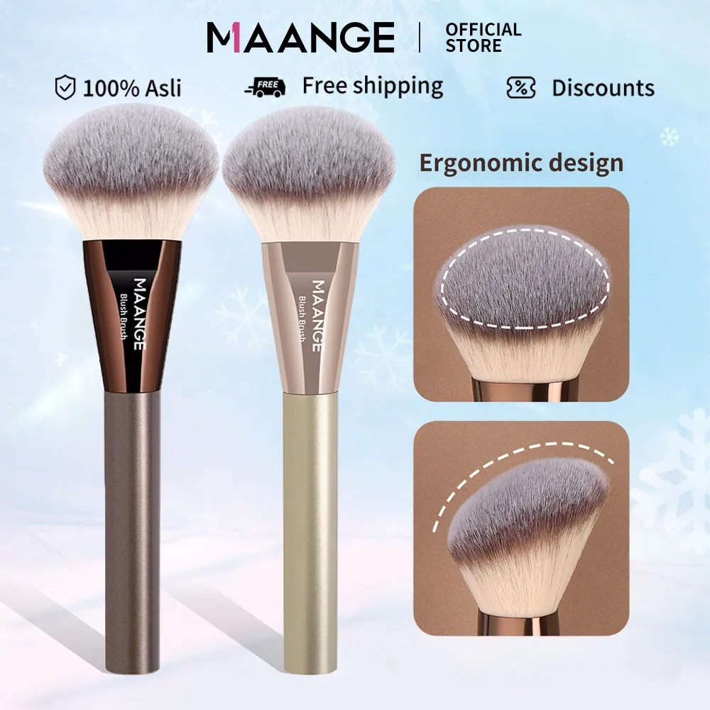 MAANGE Kuas Riasan Besar Professional Loose Powder Makeup Brush Tunggal Kuas Bedak Kuas Blush 52426