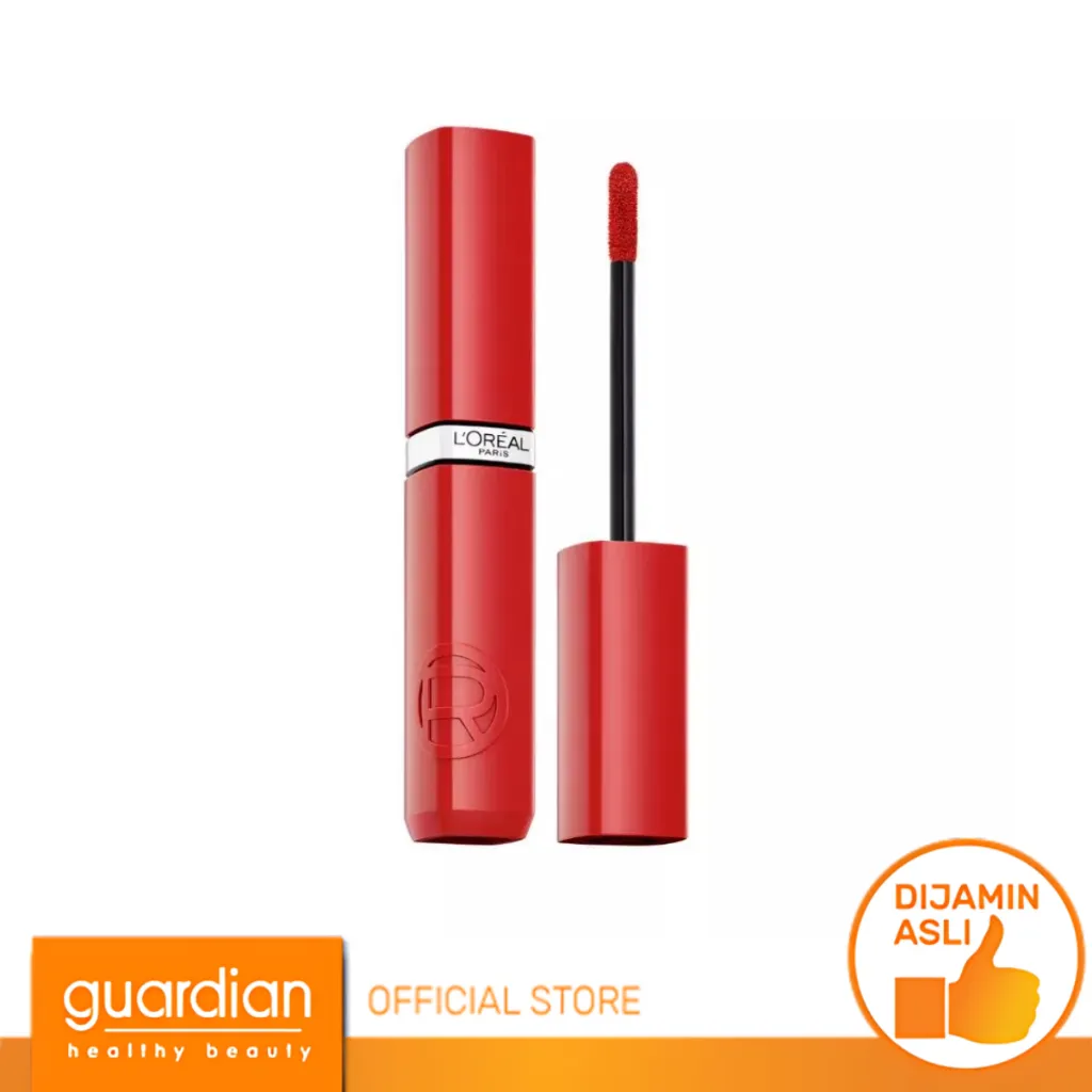 Loreal Paris Infallible Laque Resistance - Lip Cream Glossy Pigmented Nyaman Lipstik Transferproof Longlasting hingga 16 Jam