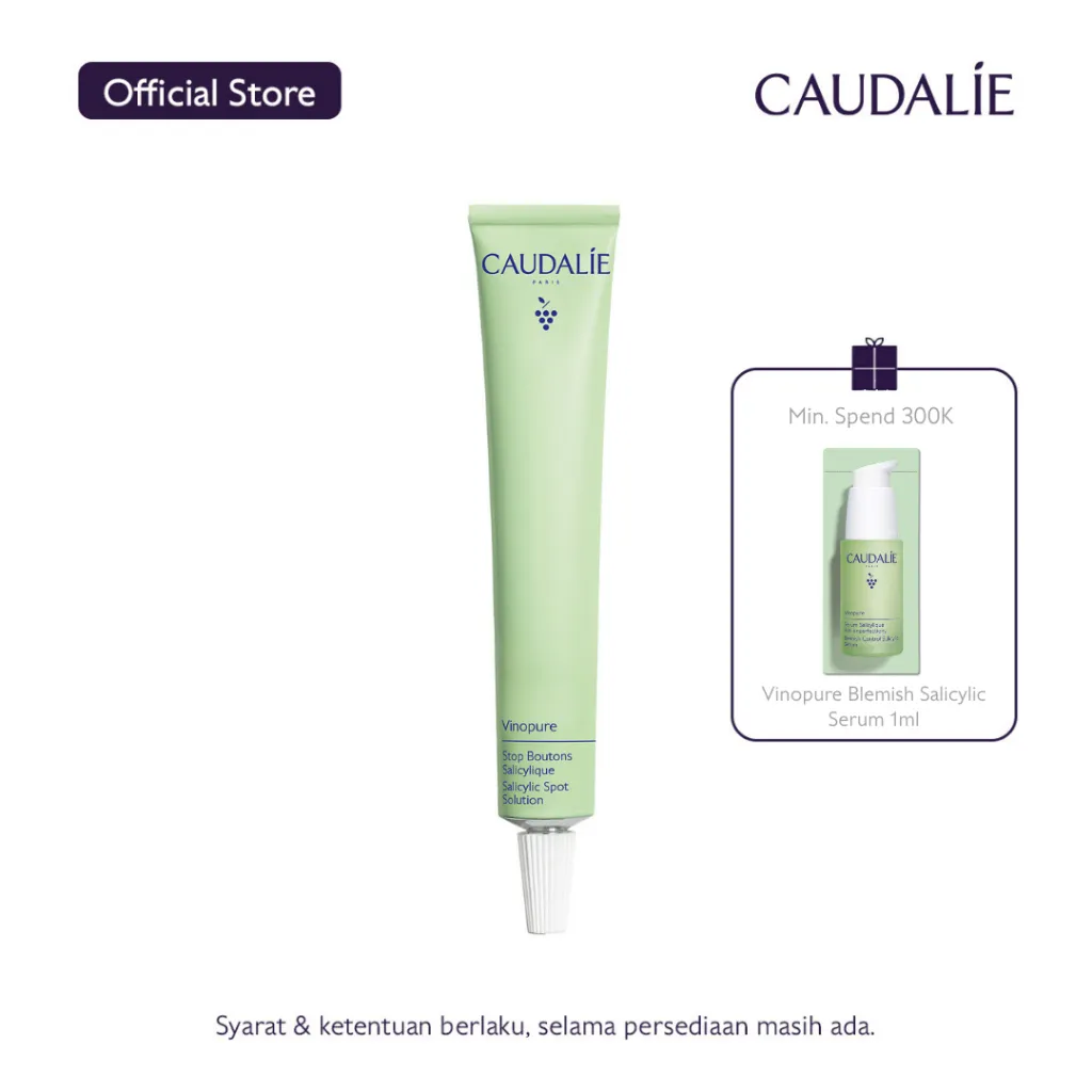 Caudalie Vinopure Salicylic Spot Solution | Treatment Jerawat