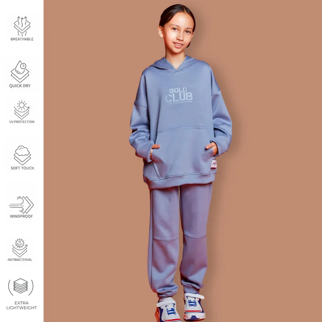 BOLD&KO Hoodie & Jogger Anak Premium | Unisex Scuba Premium | Adem, Nyaman, Modis | Oversize
