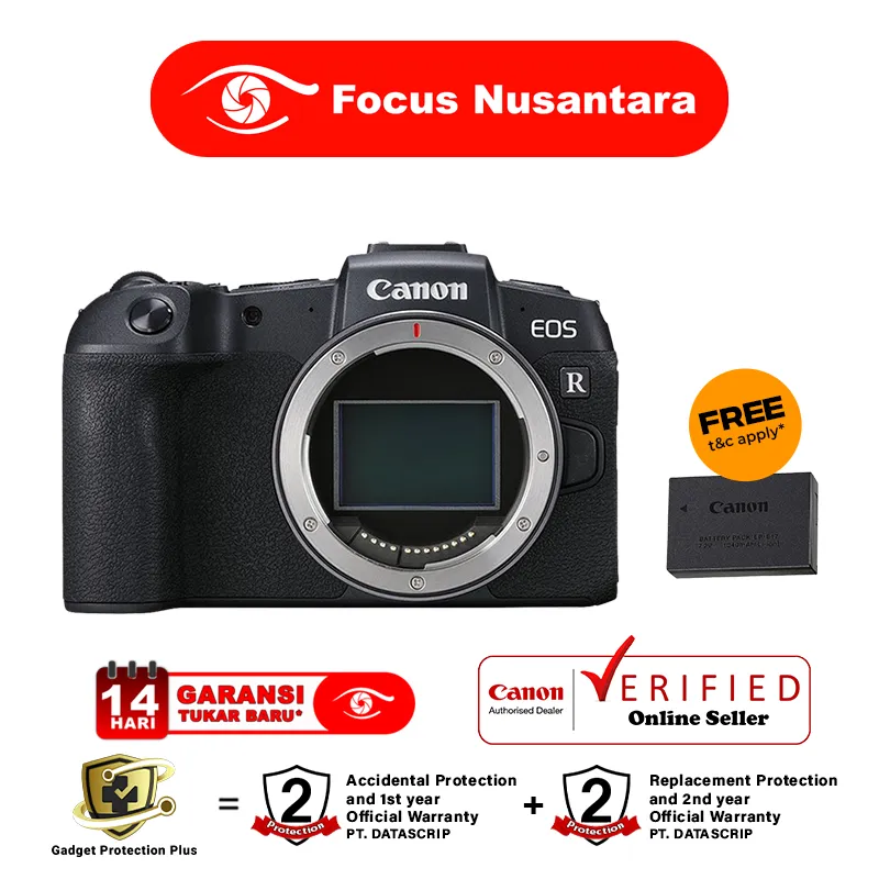 Canon EOS RP Body Kamera Mirrorless Garansi Resmi