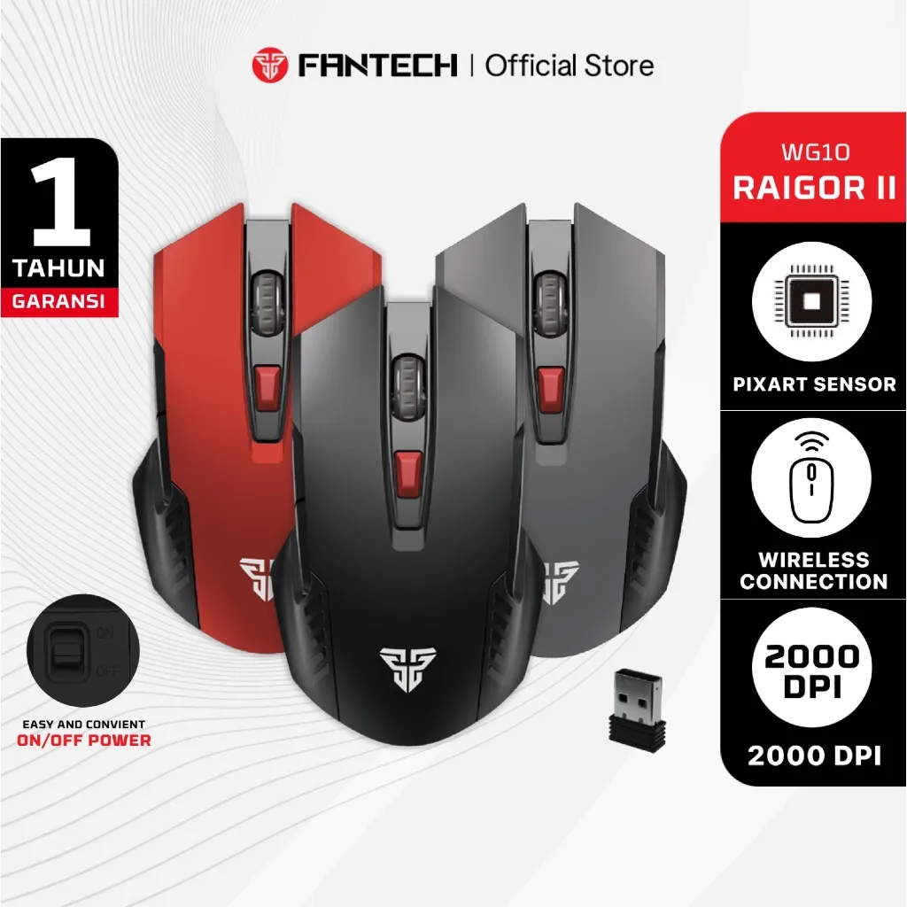 Fantech RAIGOR II Wireless Mouse Gaming