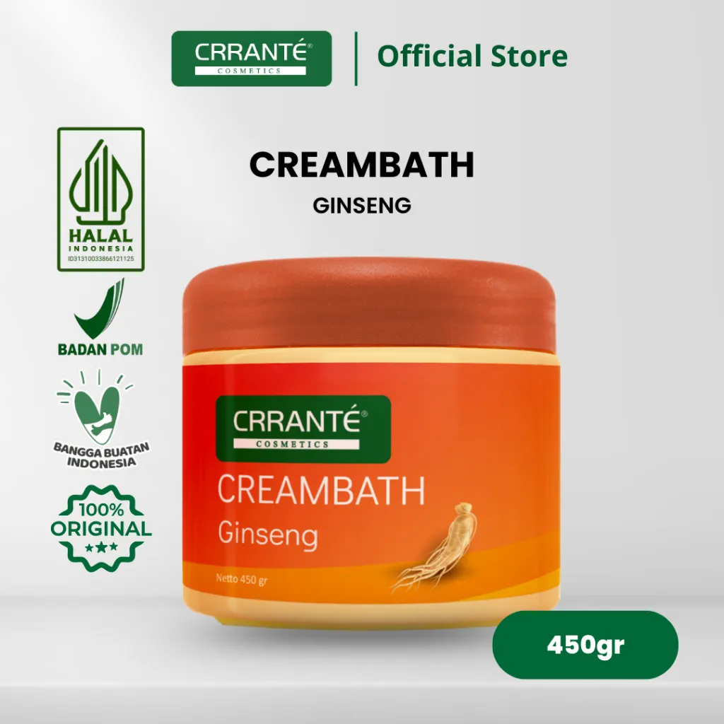 Crrante Creambath With Ekstrak Ginseng - 450 gr