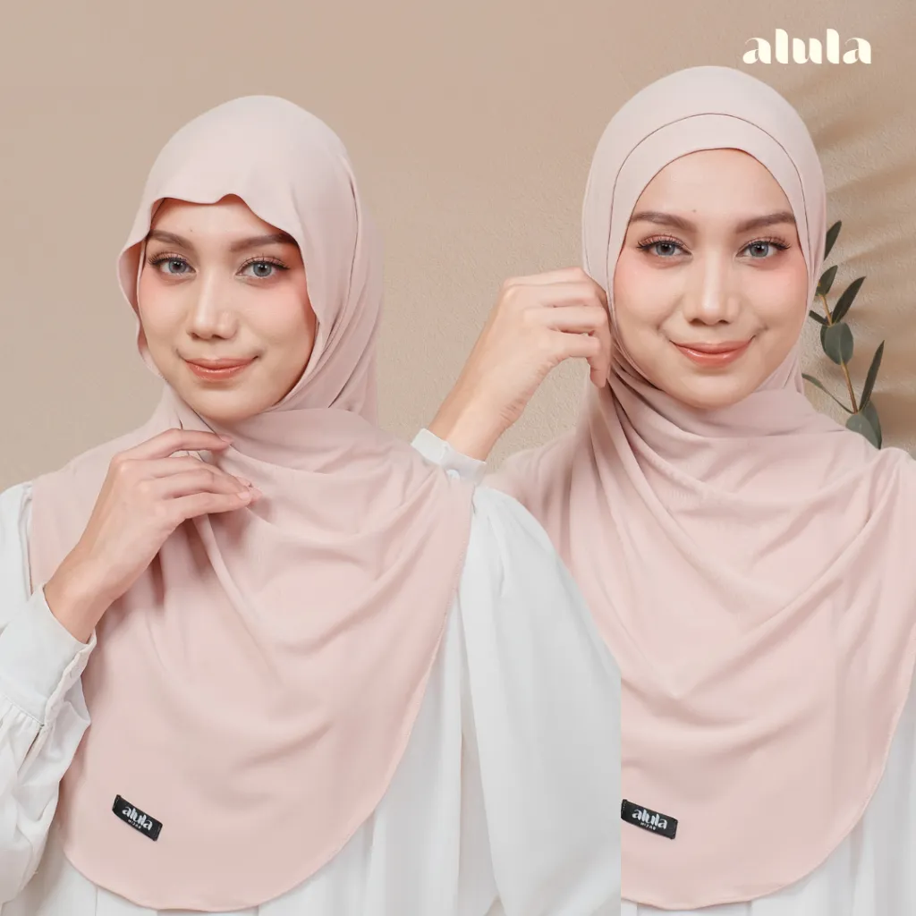 Alula Hijab Bergo  / Kerudung Instan Model Terbaru Manis & Simpel