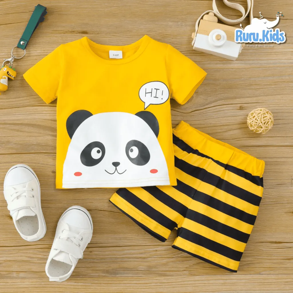 1.1 Baju Anak Baju setelan Anak [MOTIF 1] BAJU ANAK SETELAN LENGAN PENDEK