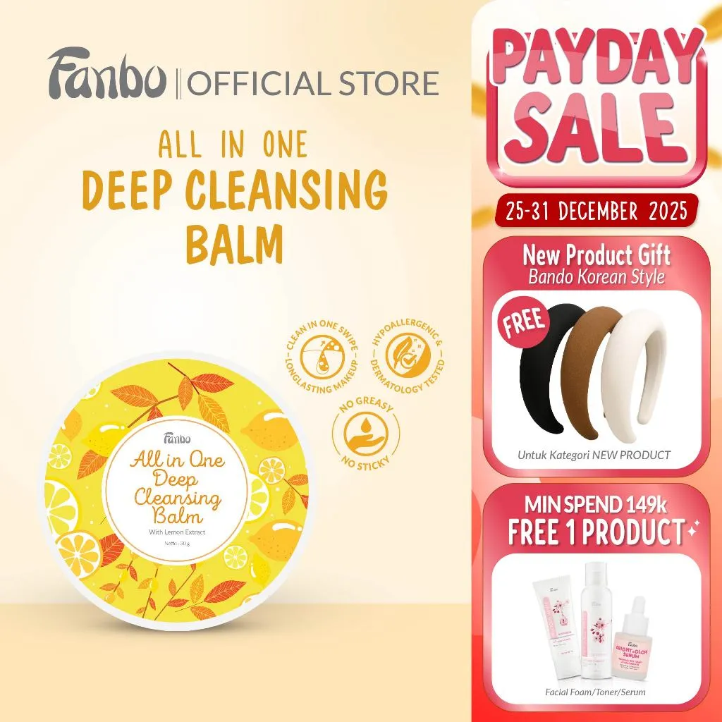 Fanbo All in One Deep Cleansing Balm - Pembersih Make up (Balm) waterproof 30gr