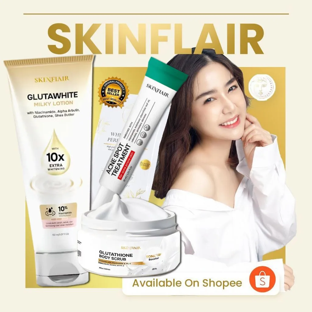 Skinflair Mask White Glow Perfect Masker and Lotion Ori