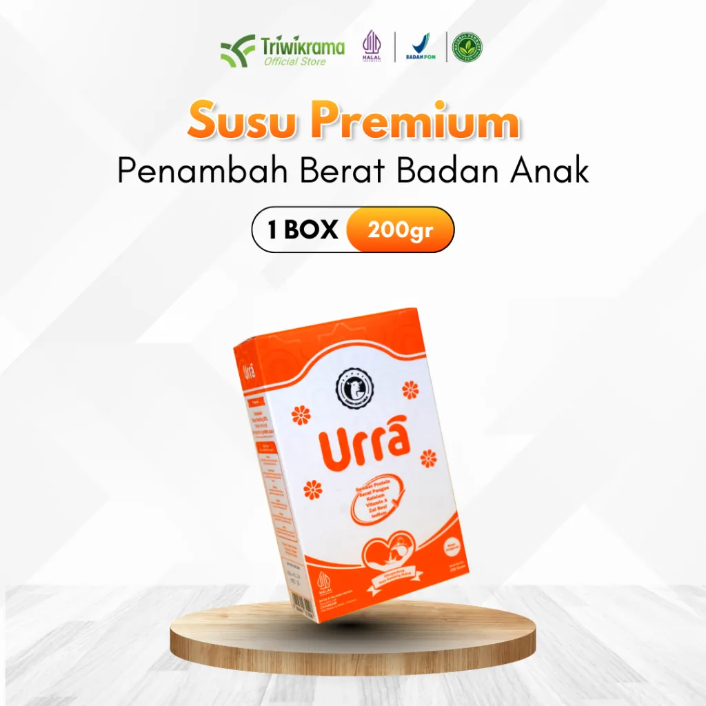 Susu Urra Susu Kambing Meningkatkan Berat Badan dan Nafsu Makan Anak -1 Box