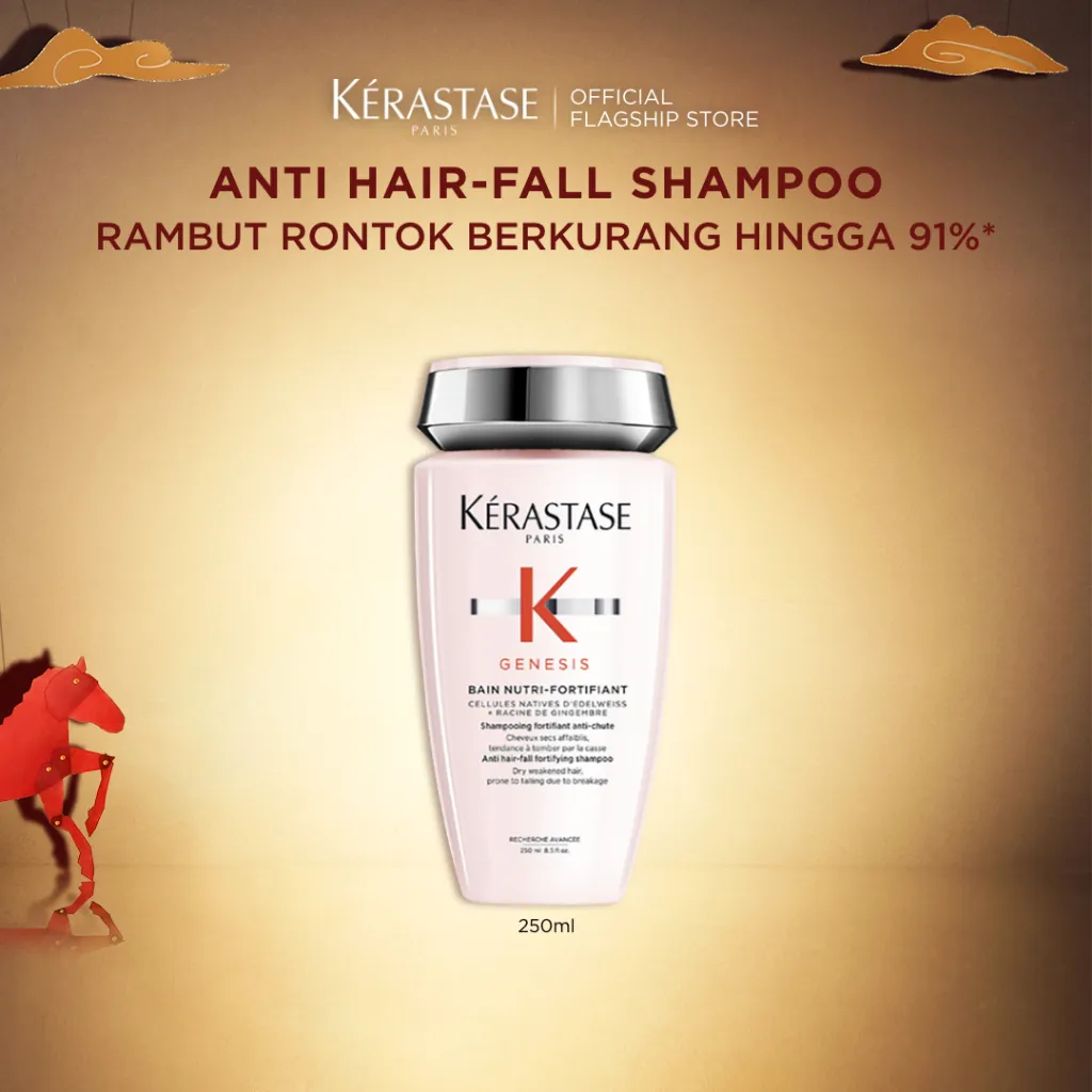 Kerastase Bain Nutri Genesis 250ml Anti Hair Fall Shampoo (Thick Hair) - Shampoo untuk Rambut Rontok & Patah (Helaian Tebal)