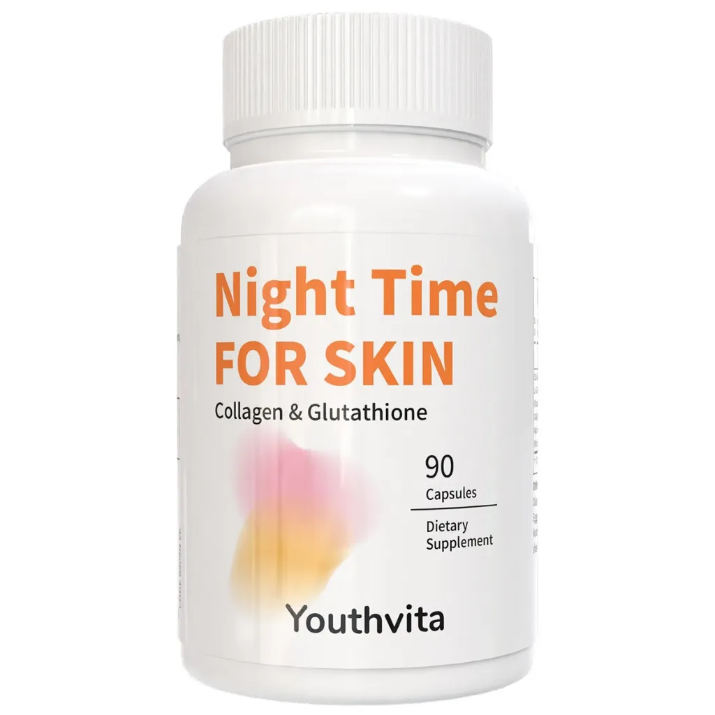 Collagen Peptides L-Glutathione whitening Vitamin C GABA Astaxanthin 12 mg Vitamin E 400l kolagen suplemen, Support Skin Health, 90 kapsul