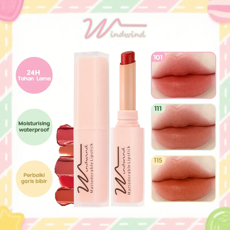 WINDWIDN Watery Glow Lipstick Jelly Lip Glossy Mirror Lip Balm Moisturizing Lipstick Korean