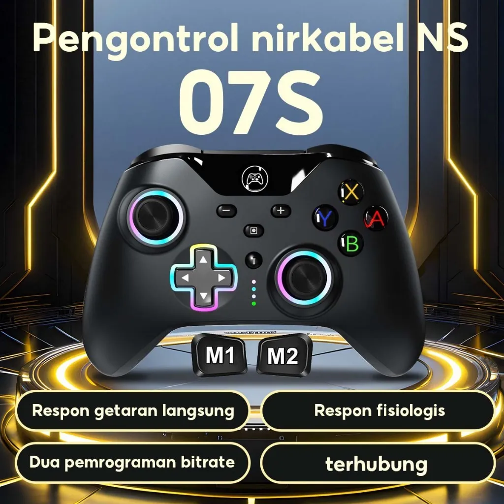 [NEW]3 in1 Wireless Controller KF-07S Bluetooth Gamepad PC Windows Android Switch iOS OLED Lite with Hall Joysticks/Hall Triggers/RGB Lighting